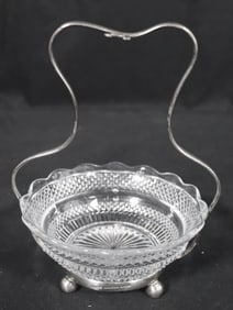Vintage Silverplated Stand with sugar or jam bowl