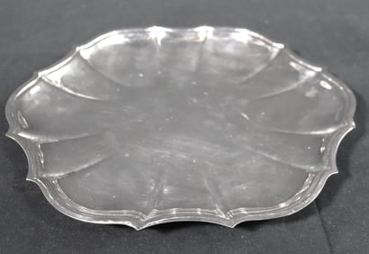 Vintage Chippendale Silverplate Round Platter