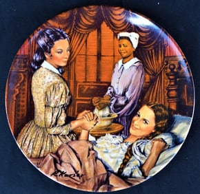 Knowles GONE WITH THE WIND Melanie Gives Birth Plate in Original Box
