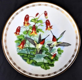 Jeweled Hummingbirds by HAMILTON COLLECTION Plate