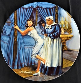 Mammy Lacing Scarlett by Raymond Kursar Limited Edition plate