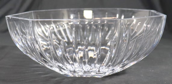 Vintage Miller Rogaska Soho Deep Hand Cut Crystal Centerpiece Bowl