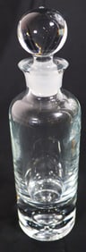 Tall Glass Decanter Suspended Bubble.