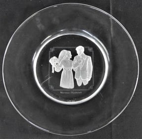 Crystal Plate Collection Youngsters at Play
