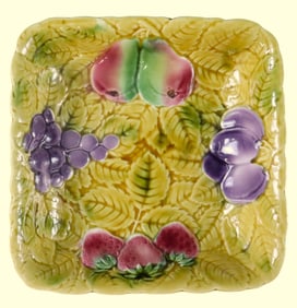 MAJOLICA Platter Serving Dish from Sarreguemine France