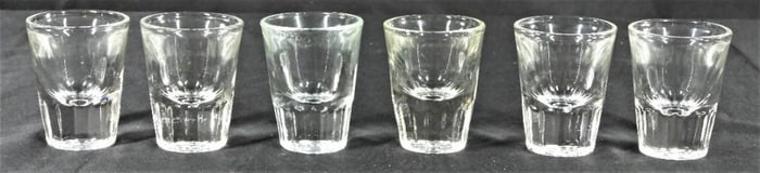 6 shot glasses