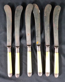 Bone Handle Butter Knife Set of six