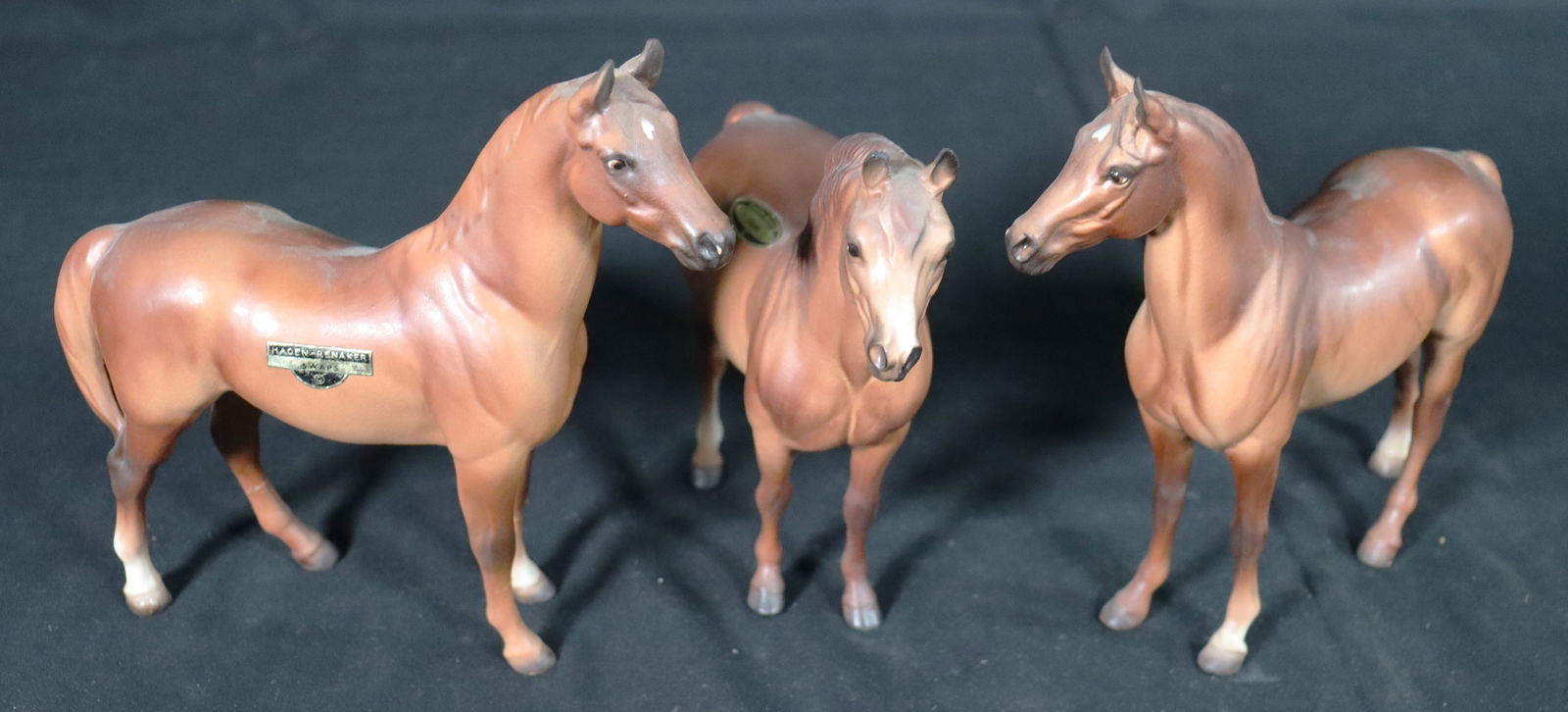 Three Porcelain Horses Figurine (1 of 8)