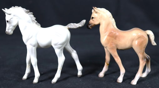Two Porcelain Horses Figurine