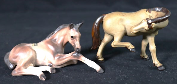 Two Porcelain Horses Figurine