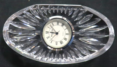 Waterford Crystal Lismore Desk Clock