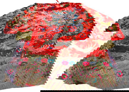 Chinese Old hand embroidery dragons Costume long robe Fine Qing Chinese Embroidered Dragon Robe: Extra Large Chinese Old hand embroidery dragons Costume long robe.Fine Qing Chinese Embroidered Dragon Robe. In Chinese opera, the theatrical mangfu is the highest of formal, ceremonial robe worn by p