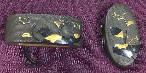 Japanese Fuchi Kashira signed