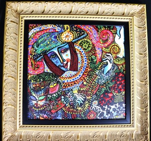 Framed Oil on Canvas signed Hector CATA and dated 04