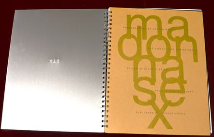 1992 MADONNA PHOTO SEX BOOK PUBLISHED BY WARNER BOOKS