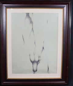 Framed Drawing on paper signed Servando Cabrera Moreno and dated 1972