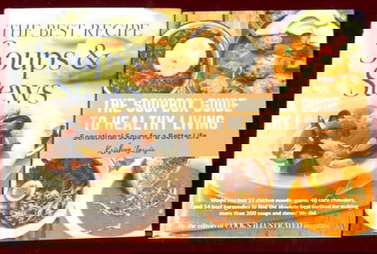 Two cooking books with recipes