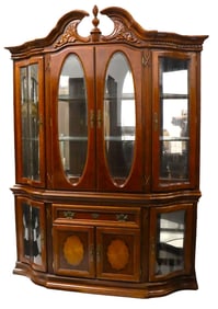 Vintage China Cabinet by AICO Michael Amini