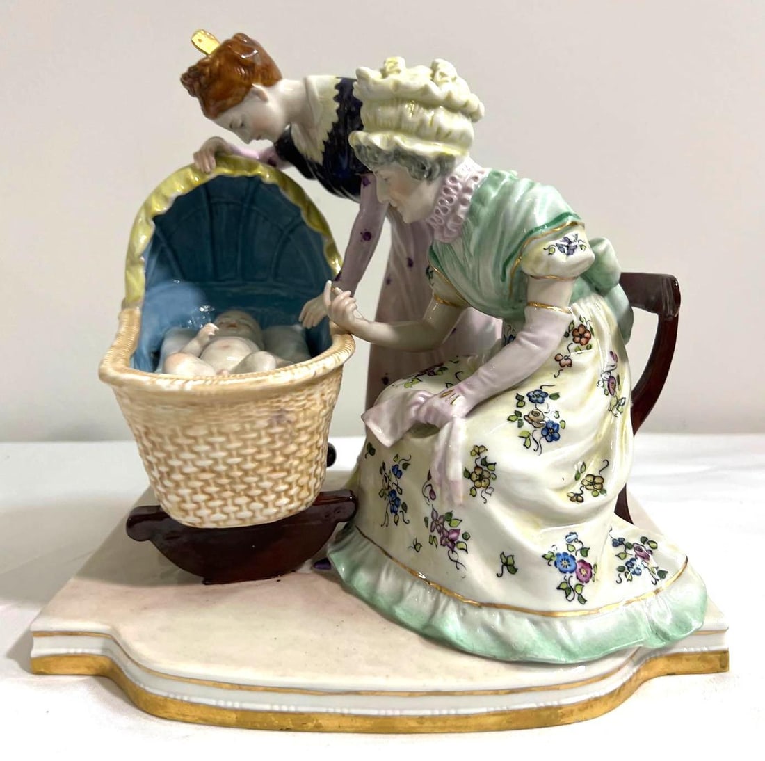 Scheibe Alsbach for Kister Porcelain Figural Group
