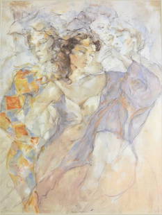Gary BenfieldTitle: dream Dancing 2002- Serigraph: Gary Benfield Title: dream Dancing 2002- Serigraph, numbered and signed , accompanied by Certificates of Authenticity by Park West Gallery DIMENSIONS with frame : He