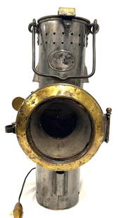 Old Lantern , Locomotive Lighthouse S N C F, French Railway: Old Lantern, Locomotive Lighthouse S N C F (French Railway) lamp mountsDIMENSIONS: Height&nbsp; &nbsp;16.75 inch / 42,5 cm&nbsp; &nbsp; &nbsp; &nbsp; &nbsp; &nbsp; &nbsp; &nbsp; &nbsp; &nbsp; &nbsp; &