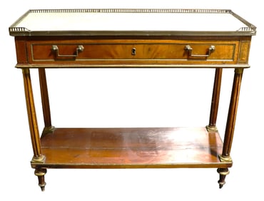 Antique French console or dessert server table