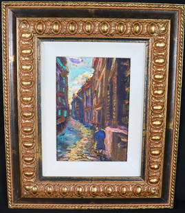 Framed Mixed Media on board signed Samuel Baldwin Pratt: Framed Mixed Media on board signed Samuel Baldwin Pratt&nbsp; DIMENSIONS with frame: Height 14.25 inch / 36,2 cm&nbsp; &nbsp; &nbsp; &nbsp; &nbsp; &nbsp; &nbsp; &nbsp; &nbsp; &nbsp; &nbsp; &nbsp; &nbs
