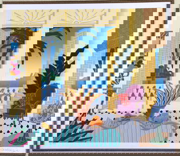 Thomas McKnight Serigraph “Nassau?? Limited Edition. Numbered 05/40: &nbsp;Thomas McKnight Serigraph &ldquo;Nassau&rdquo; Limited Edition. Numbered 05/40 DIMENSIONS with frame: Height 29 inch / 73,6 cm&nbsp; &nbsp; &nbsp; &nbsp; &nbsp; &nbsp; &nbsp; &nbsp; &nbsp; &nbsp