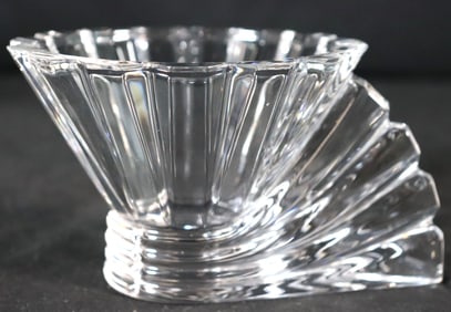 Vintage Modern Rosenthal Studio Linie Germany Lead Crystal Vase/ tea light candle holder