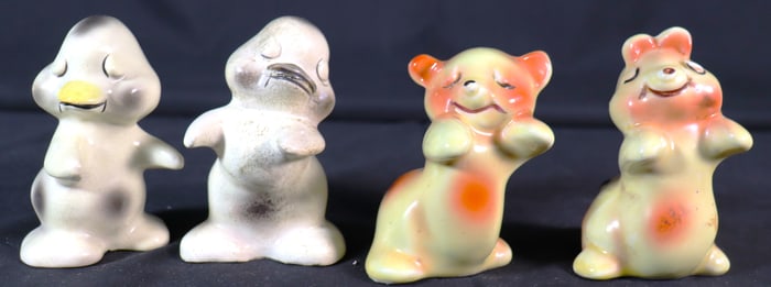 Two Vintage Salt and Pepper Shaker Set