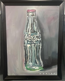 Acrylic on Canvas by Steve PENLEY, hand Signed in Acrylic Bottom Right