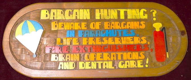 Vintage wooden Sign