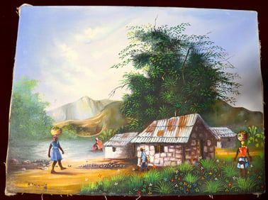 Oil on Canvas signed H Thevenin lower right