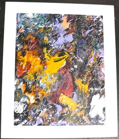 Unframed Lithograph on paper numbered 83/450 and signed Charles Carson