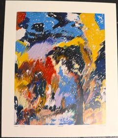 Unframed Lithograph on paper numbered 68/450 and signed Charles Carson