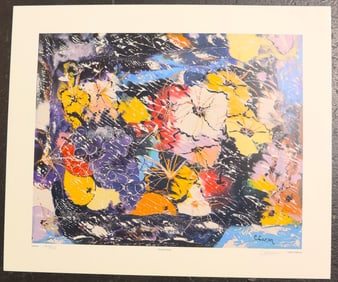 Unframed Lithograph on paper numbered 123/450 and signed Charles Carson