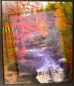 Framed 2 D Painting signed Patty ALBIN. Titled as Time Goes By Limited edition # 2/10