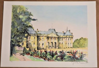 Laurant ,CHATEAU LEUNVILLE, Limited-edition lithograph