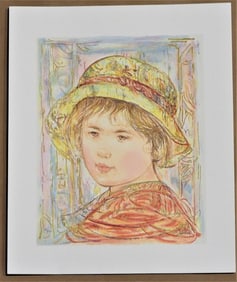 Edna Hibel (1917-2014) LEMUAL Limited Edition Serigraph