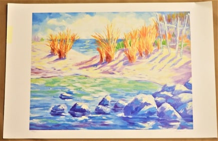Adam, LA PLAYA ARENOSA,is a Limited-edition lithograph