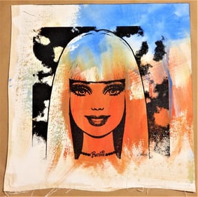 Gail Rodgers, "Barbie" Hand Signed Original Hand Pulled