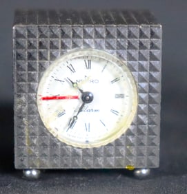 Vintage from the 1970’s Nepro Alarm Clock with Original Case
