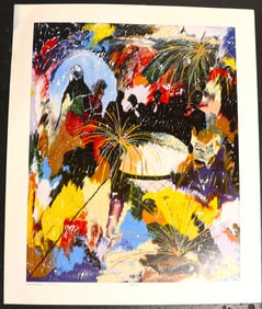 Unframed Lithograph on paper numbered 259/450 and signed Charles Carson