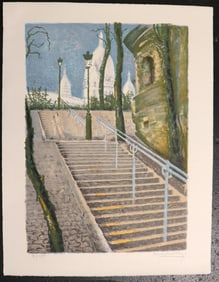 Unframed Lithograph on paper numbered 96/275 and signed