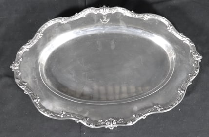 Sterling Silver Serving tray with monogram