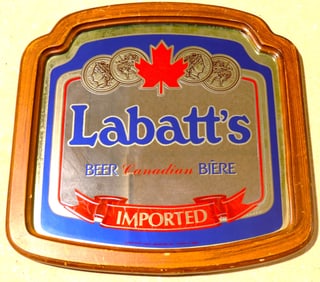 Vintage Labatt's Beer Bar Tray