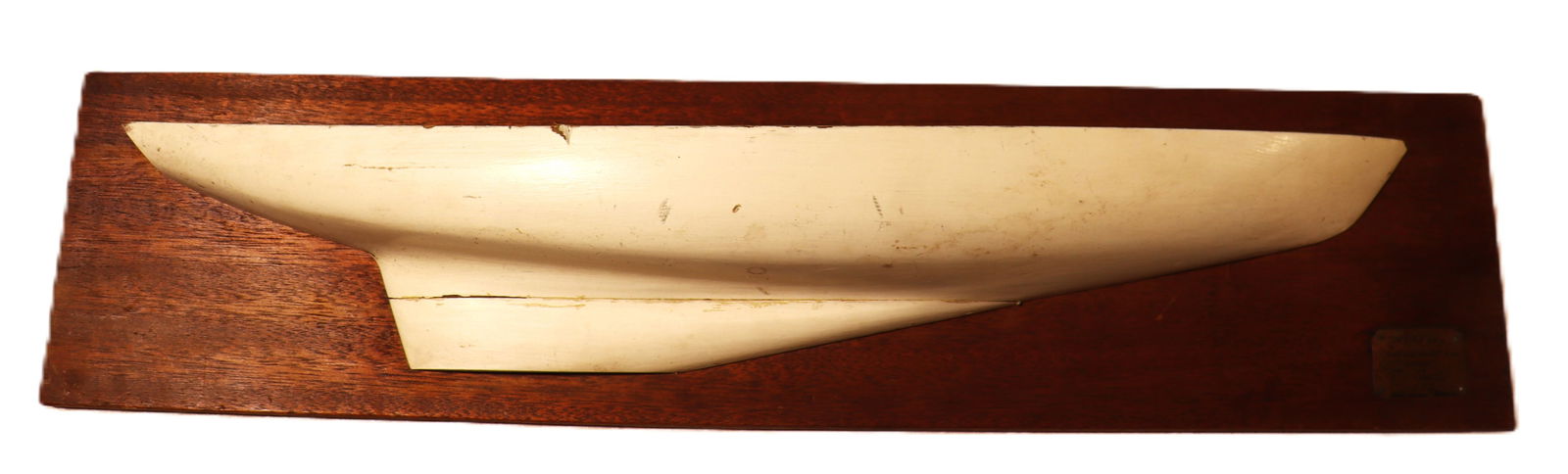 WOODEN MOUNTED HALF HULL (1 of 8)