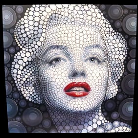 Framed 3 D Photo of Portrait of Marilyn Monroe