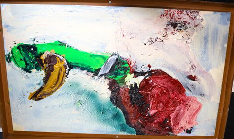 Acrylic on canvas signed Dieter Krieg and dated 2003 Titled Untitled (Rose Blossom)