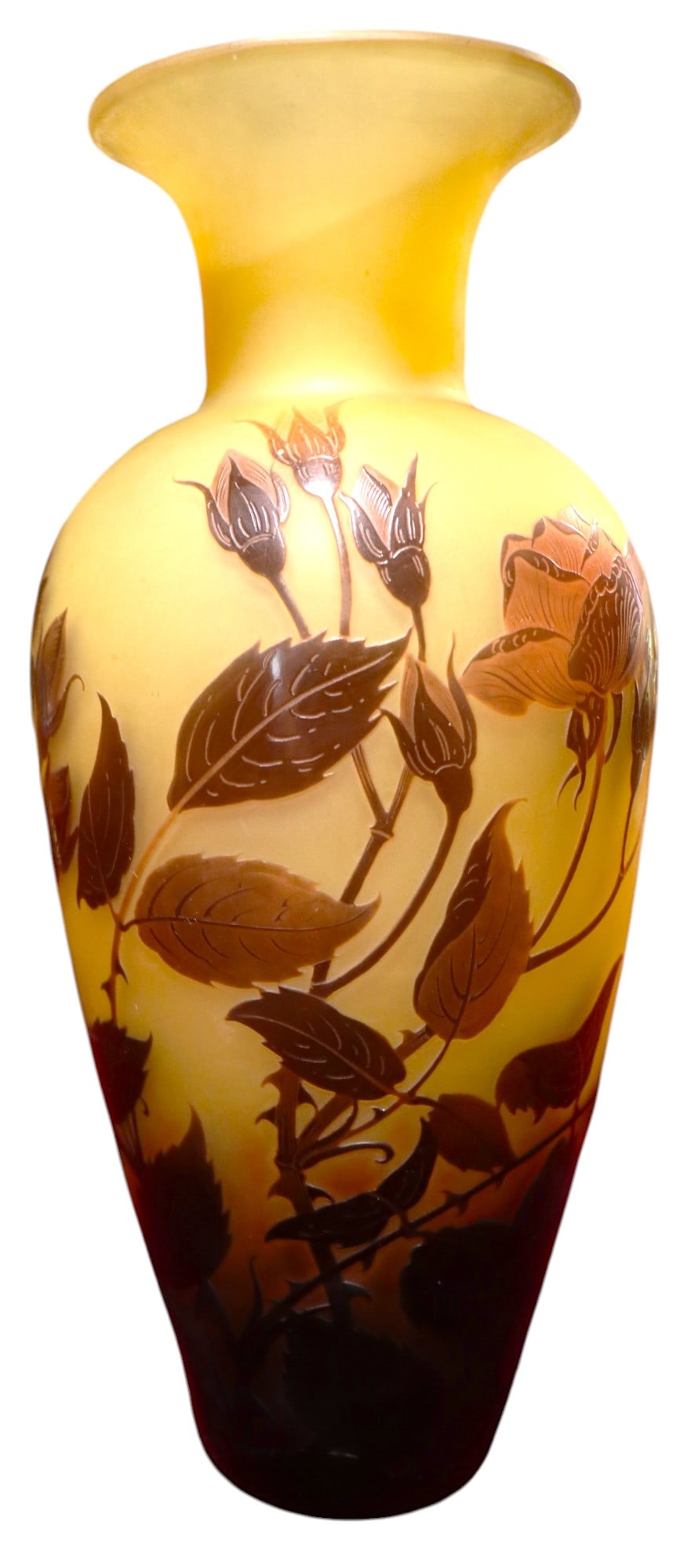 D'argental Paul Nicolas Art Nouveau Cameo Vase (1 of 15)